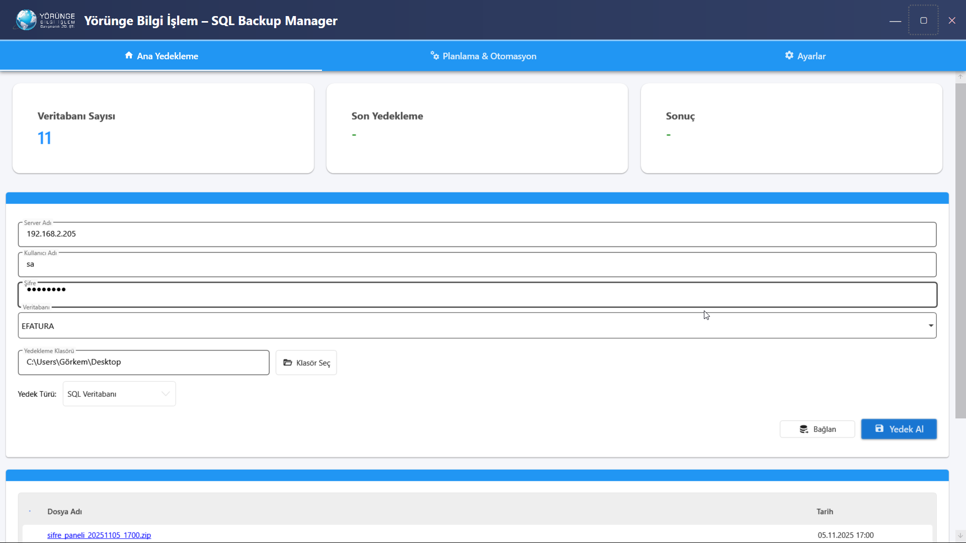 SQL Backup Manager